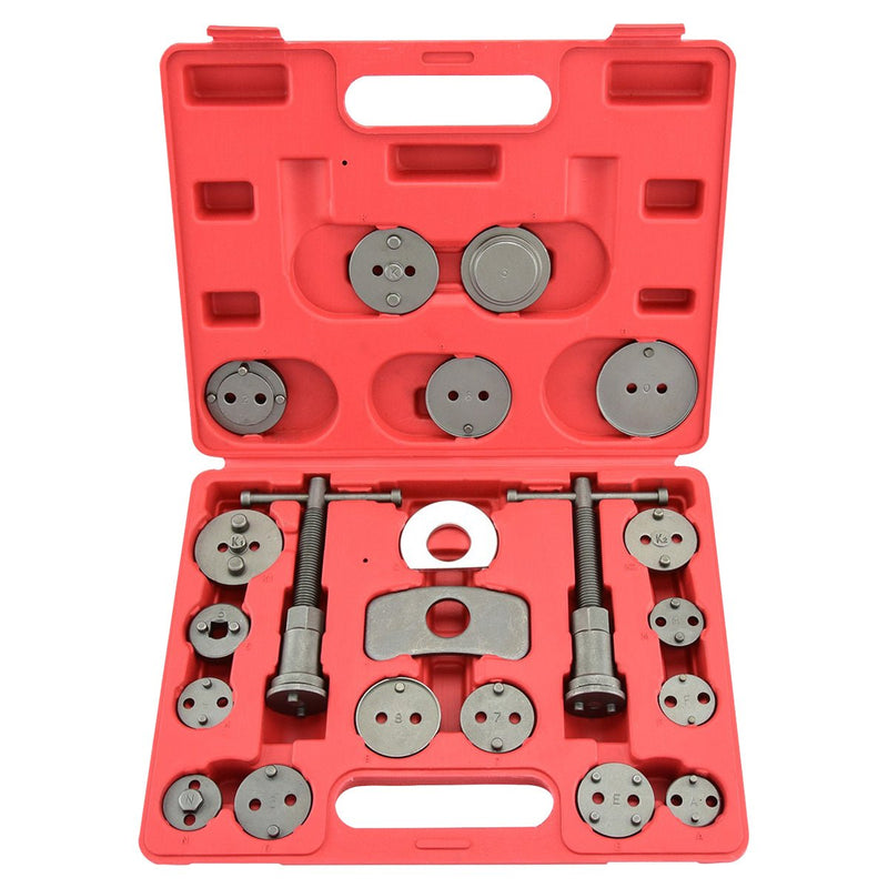 Brake Caliper Kit - 21 Pc Brake Caliper Wind Back Universal Tool Kit - ToolPlanet