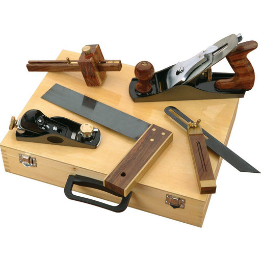 Carpenter Tools Kit Woodworking Plane Square Gauge 5 Pc Set D4063 - ToolPlanet