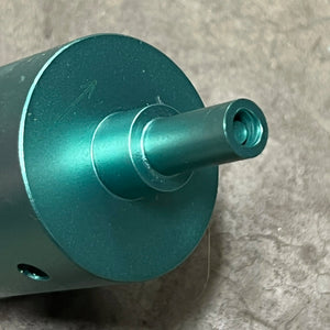 bottom view of diamond core drill bit showing pilot bit