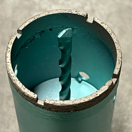 diamond rim detail on granite and stone core drill bit