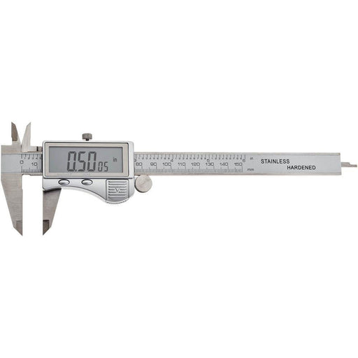 Digital Caliper 6" Decimal Fractional Inch Metric Shop Fox D4776 - ToolPlanet