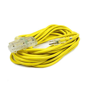 Electrical Extension Cord Indoor Outdoor 25' 10 Gauge Tri Tap - ToolPlanet