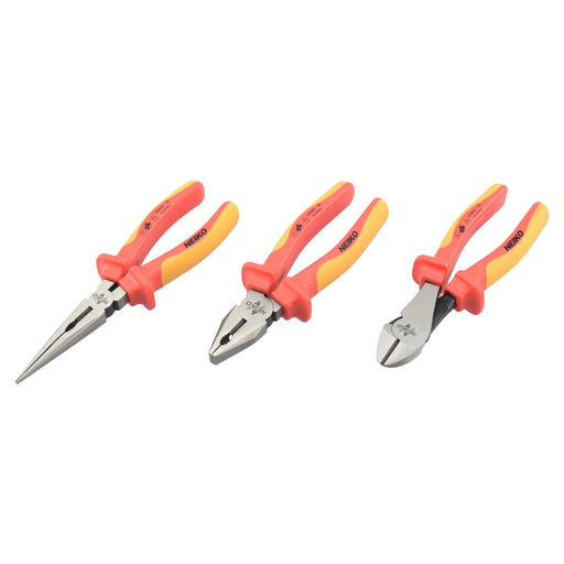 Electrical Pliers for Linesman 3 pc Insulated Set Neiko 02040B - ToolPlanet