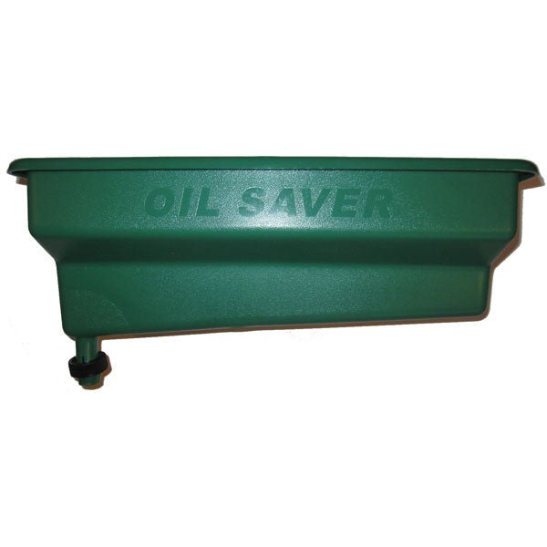 ERS Green Engine Oil Saver Funnel in use for eco-friendly oil recycling.