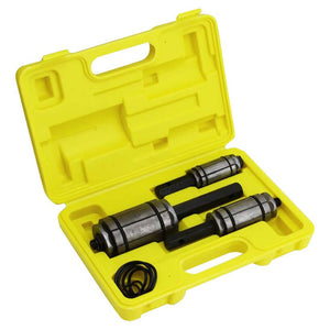 Exhaust tail pipe expander set with small, medium, and large expanders