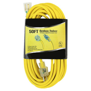 Extension Cord Electrical Indoor Outdoor 50 ft. 14 Ga. - ToolPlanet