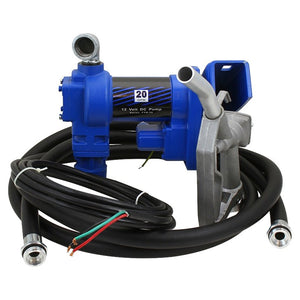 Fuel Transfer Pump - 12 Volt Portable Electric Self Priming Nozzle - ToolPlanet