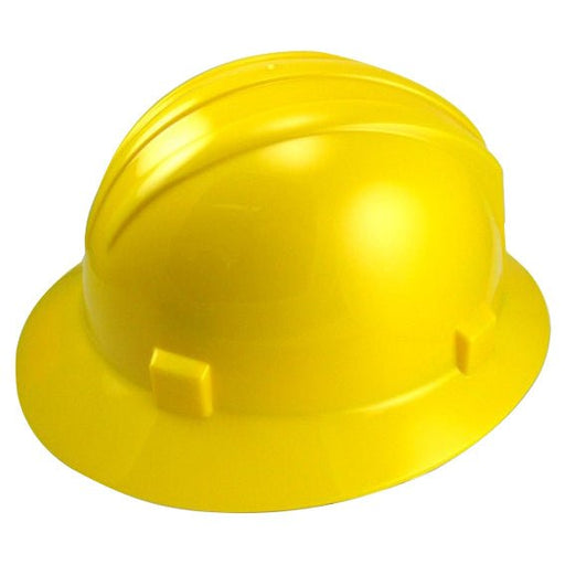 Full Brim Safety Helmet Hardhat Yellow - ToolPlanet