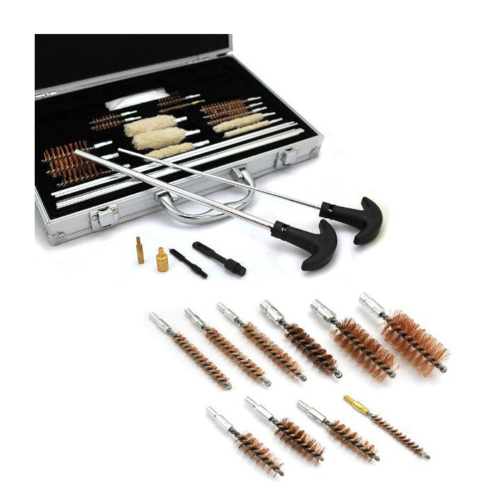 Gun Cleaning Kit Universal Rod Brush Set Pistol Rifle Shotgun Firearm - ToolPlanet