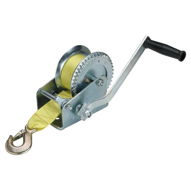 Hand Strap Winch 2000 lb Heavy Duty Car Boat ATV Truck - ToolPlanet