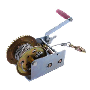 Hand Winch - Cable Winch 2500 lb 2 Way Hand Crank - ToolPlanet