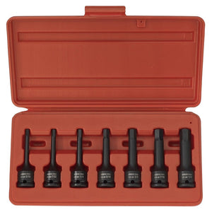 Hex Driver Impact Socket Set 7 piece 3/8 Inch Drive SAE - ToolPlanet