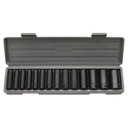 Impact Socket Set Deep Well Metric 1/2 Drive 15 pc. 11 - 32mm - ToolPlanet