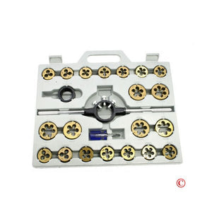 Jumbo 45 piece Titanium Coated Tap and Die Set SAE - ToolPlanet