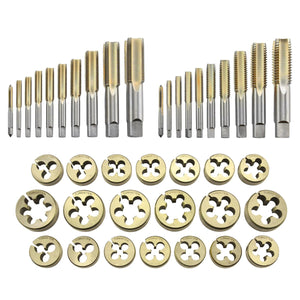 Jumbo 45 piece Titanium Coated Tap and Die Set SAE - ToolPlanet