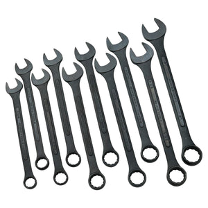 Jumbo Combination Wrench Set - 10 pc Black Oxide Set Large SAE - ToolPlanet