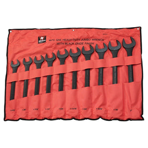 Jumbo Combination Wrench Set - 10 pc Black Oxide Set Large SAE - ToolPlanet