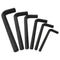 Jumbo Hex Key Wrench Set 6 pc. MM Metric 8mm to 19mm Long Arm Allen - ToolPlanet