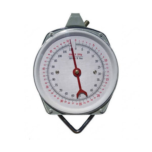 Kitchen Scale Spring Hanging Dial with Hooks 110 lb. Weight Capacity - ToolPlanet
