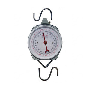 Kitchen Scale Spring Hanging Dial with Hooks 110 lb. Weight Capacity - ToolPlanet