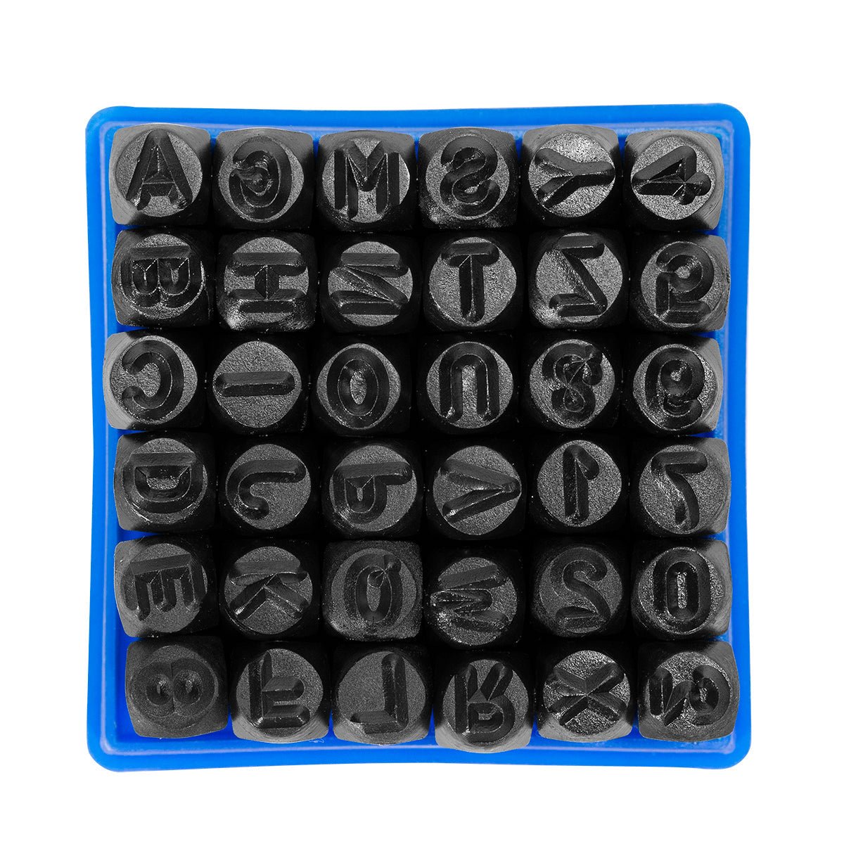 Letter & Number Stamp Set - 36pcs Alphabet Stamps - ToolPlanet