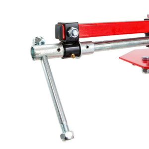 Easy-to-Use Tire Changer with Adjustable Sliding Jaw Clamps