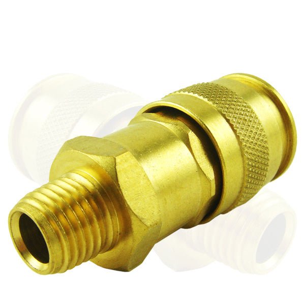 Neiko 30255A 1/4" Male Universal Brass Quick Coupler - ToolPlanet