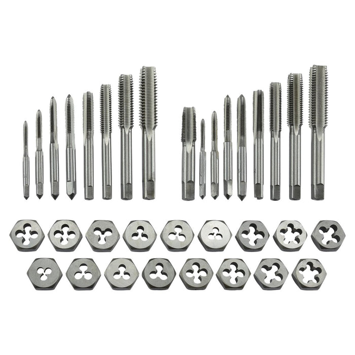 Neiko 40 pc. SAE High Alloy Steel Tap and Hexagon Die Set 00909A - ToolPlanet
