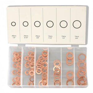 Neiko Tools 110 piece Copper Washer Assortment - ToolPlanet