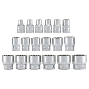 Neiko Tools 18 pc 3/8 Inch Dr. Penta-Metric Socket Set 02488A - ToolPlanet