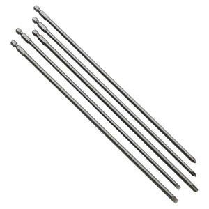 Neiko Tools 5 piece 12 Inch Super Long Phillips Bit Set 10043A - ToolPlanet