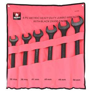 Neiko Tools 6 piece Jumbo Metric Wrench Set Black-Oxide 03126A - ToolPlanet