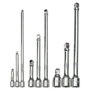 Neiko Tools 9 piece Chromium-Vanadium Wobble Extension Bar Set 00249A - ToolPlanet