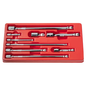 Neiko Tools 9 piece Chromium-Vanadium Wobble Extension Bar Set 00249A - ToolPlanet