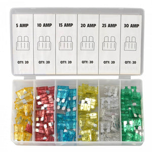 Neiko Tools USA 120 Pc Car Fuse Assortment - ToolPlanet