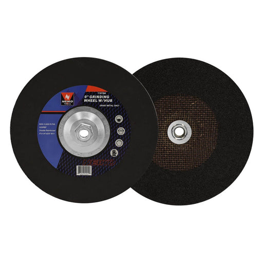 Neiko Tools USA 9" x 1/4" Abrasive Grinding Wheels with Screw Hub - ToolPlanet