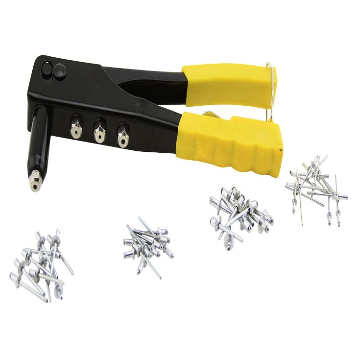 One Way Hand Riveter with 40 Aluminum Rivets - ToolPlanet
