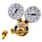 Oxygen Welding Regulator Brass Dual Pressure Gauge - ToolPlanet