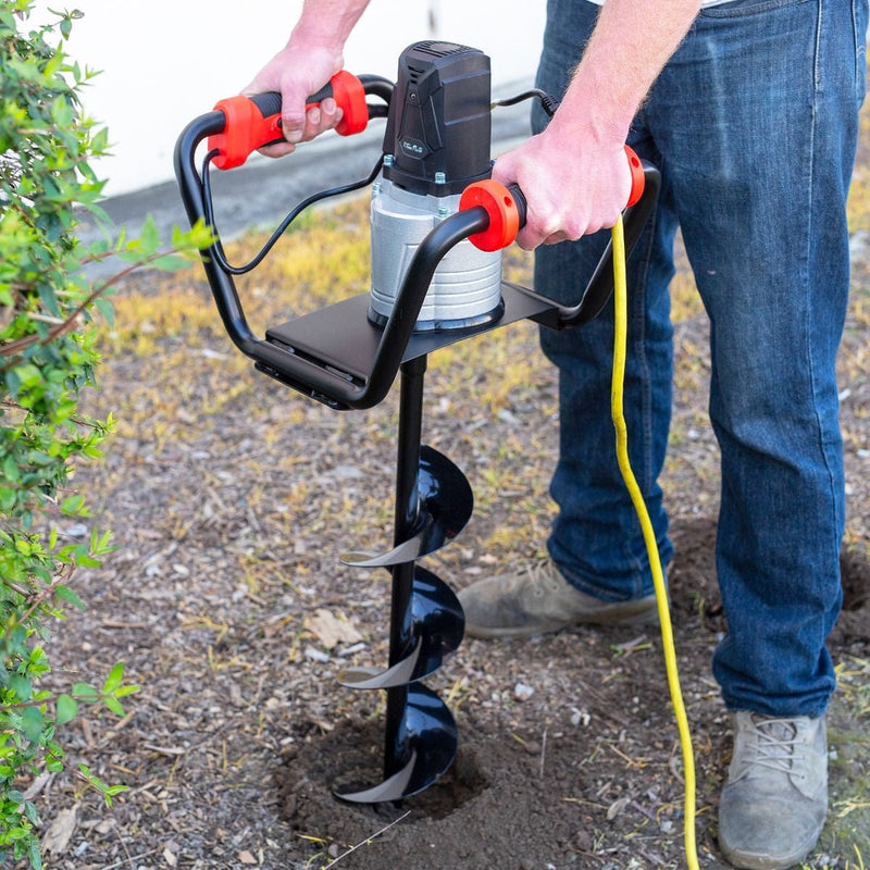 Post Hole Auger Electric Digger Machine with 6" Bit 1.6 HP 1500 Watt - ToolPlanet