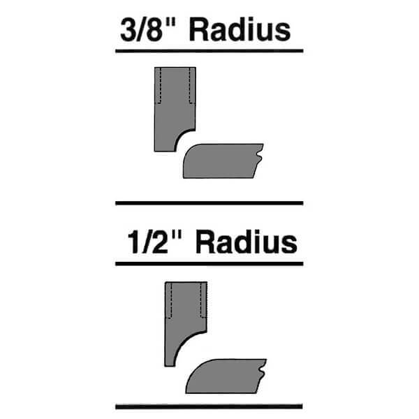 Profile Wheel 6 In. 3/8 Demi Bullnose Profiling Granite Marble Stone - ToolPlanet