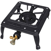 Propane Stove Single Burner LP Gas Cast Iron Camping Outdoor Cooktop - ToolPlanet