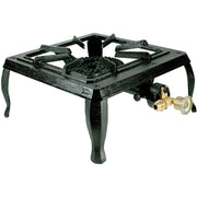 Propane Stove Single Burner LP Gas Cast Iron Camping Outdoor Cooktop - ToolPlanet