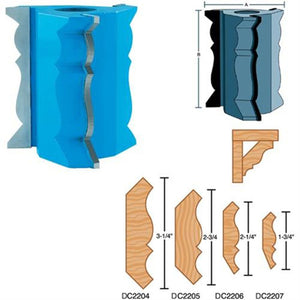 Roman Carbide 1-1/2 Inch Cove Moulding Shaper Cutter 3-1/2 Dia. DC2207 - ToolPlanet