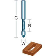 Roman Carbide 1/2 Inch Double Flute Panel Router Bit 1/2" Shank DC1251 - ToolPlanet
