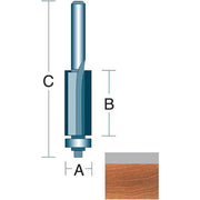 Roman Carbide 1/2 Inch x 13/16" Shear Cut Flush Trim Router Bit DC1353 - ToolPlanet