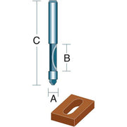 Roman Carbide 1/4 Inch Single Flute Panel Router Bit 1/4" Shank DC1249 - ToolPlanet