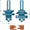 Roman Carbide 2 Pc. Quarter Bead Stile and Rail Router Bit Set DC1394 - ToolPlanet