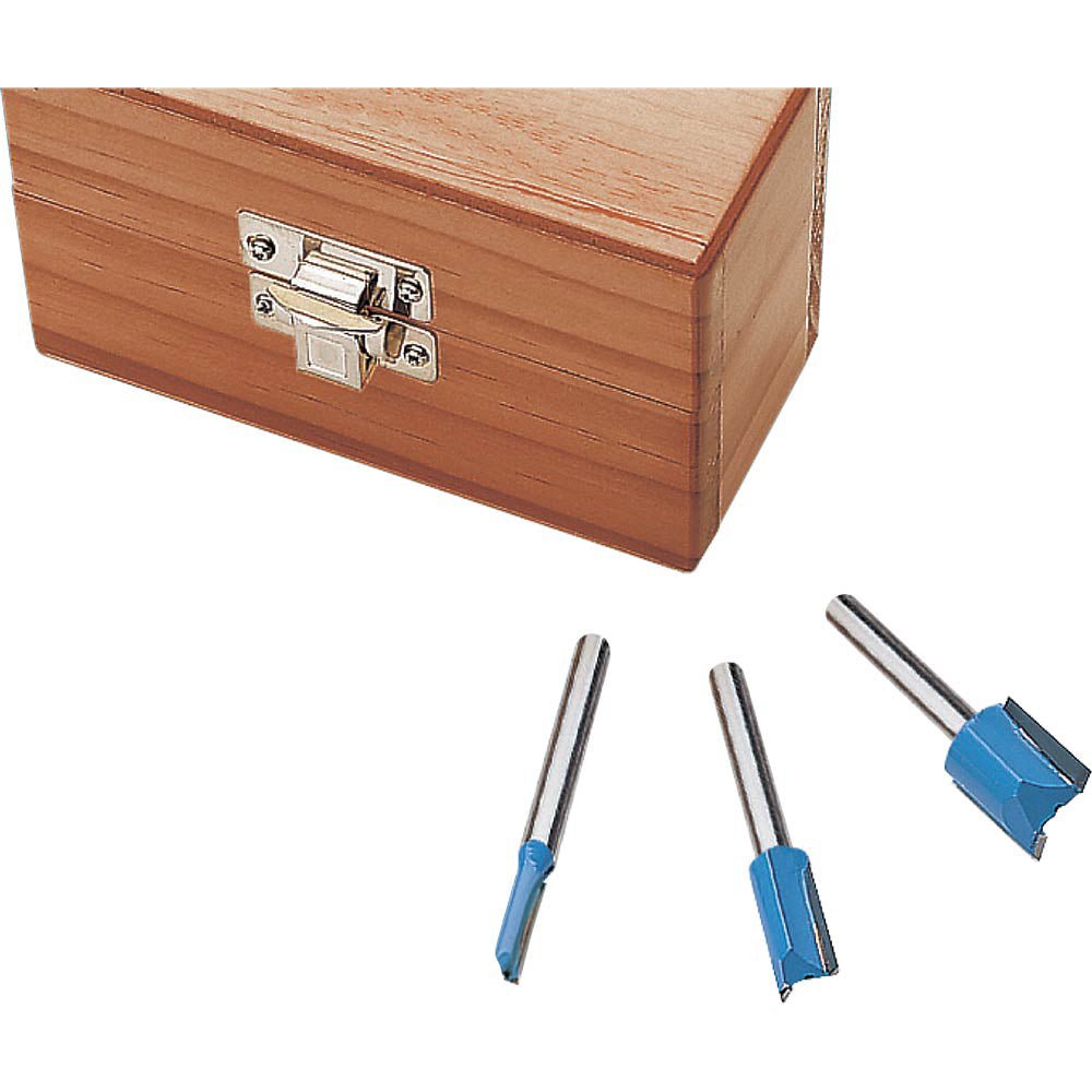 Roman Carbide 3 Pc. Plywood Set Router Bit 1-4 Shank DC1702 - ToolPlanet