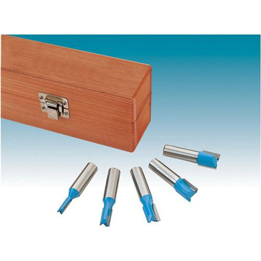 Roman Carbide 5 Pc. Straight Bit Set Router Bit 1/2" Shank DC1701 - ToolPlanet