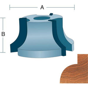 Roman Carbide Bead 1/2 Inch Bore Shaper Cutter DC2001 - ToolPlanet